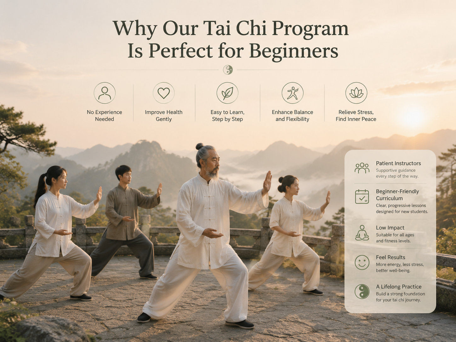 Why Our Tai Chi Program Is Perfect for Beginners
