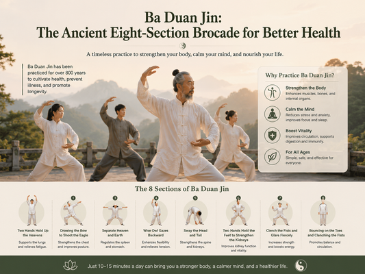 Ba Duan Jin: The Ancient Eight-Section Brocade for Better Health