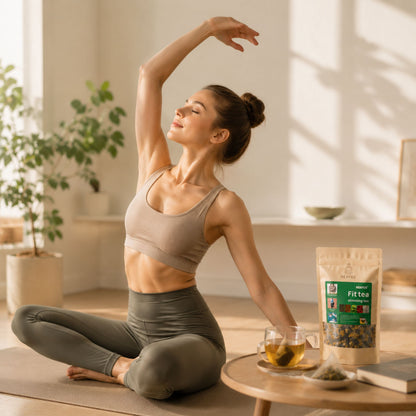 Herbal Wellness Tea Botanical Blend Daily Balance Infusion
