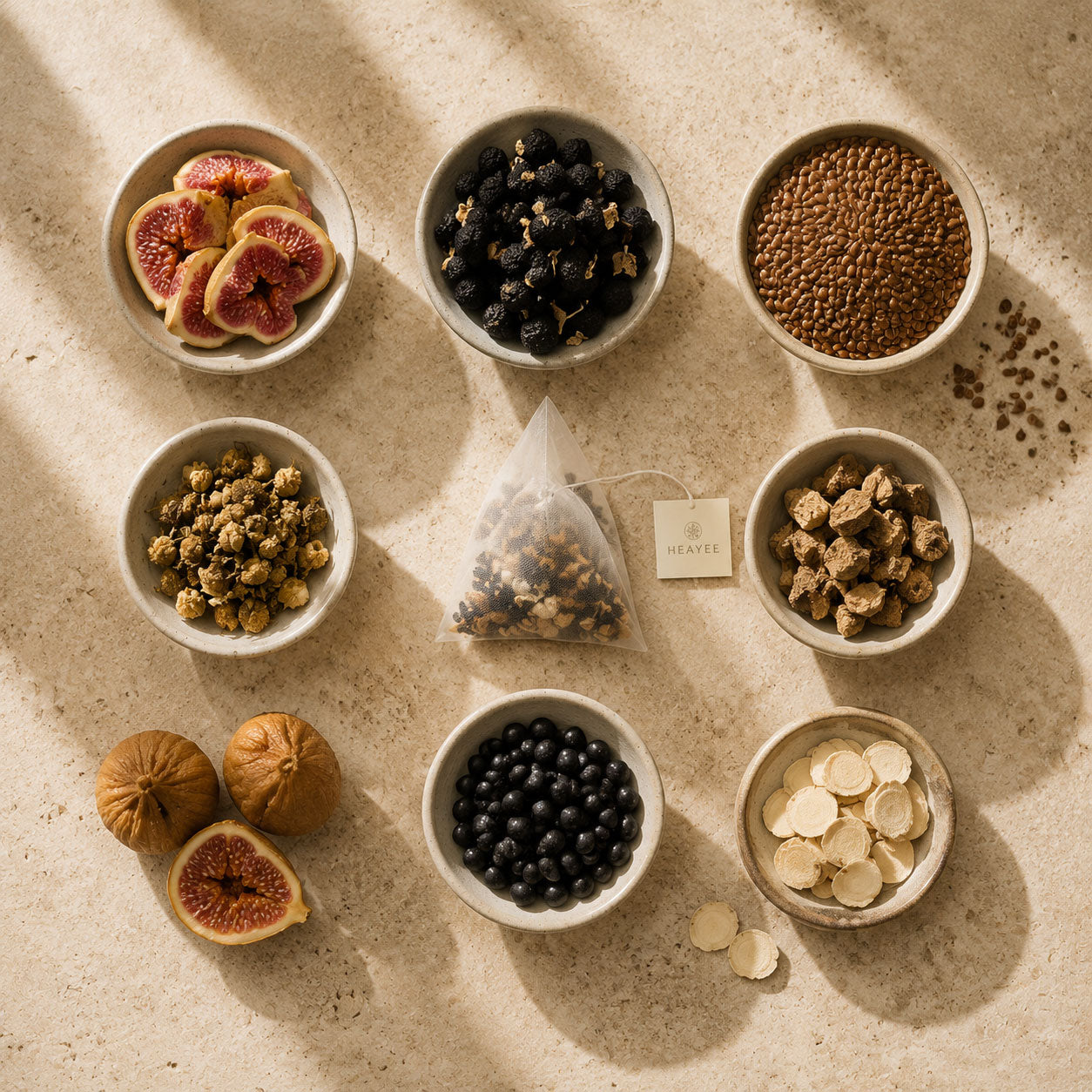 Herbal Wellness Tea Fig Flaxseed Botanical Blend Lifestyle Tea