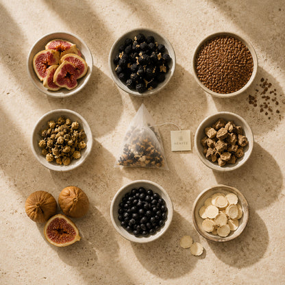 Herbal Wellness Tea Fig Flaxseed Botanical Blend Lifestyle Tea