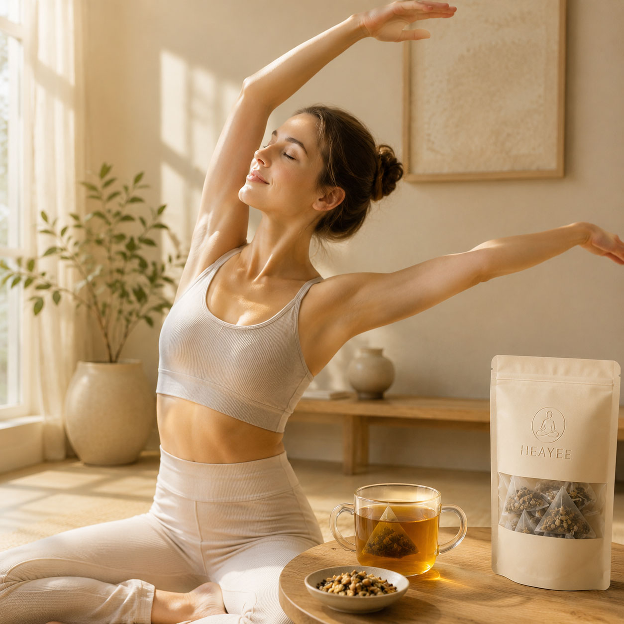 Herbal Wellness Tea Chicory Botanical Blend Daily Balance Infusion