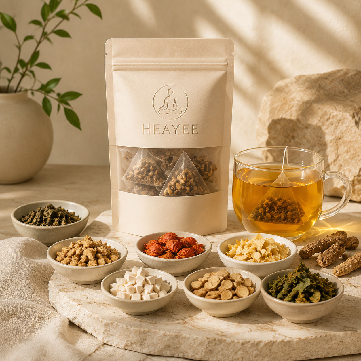 Herbal Wellness Tea Chicory Botanical Blend Daily Balance Infusion