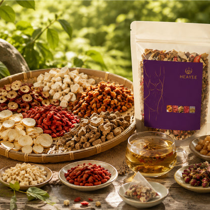 Herbal Botanical Balance Tea for Daily Radiance and Mindful Wellness Ritual