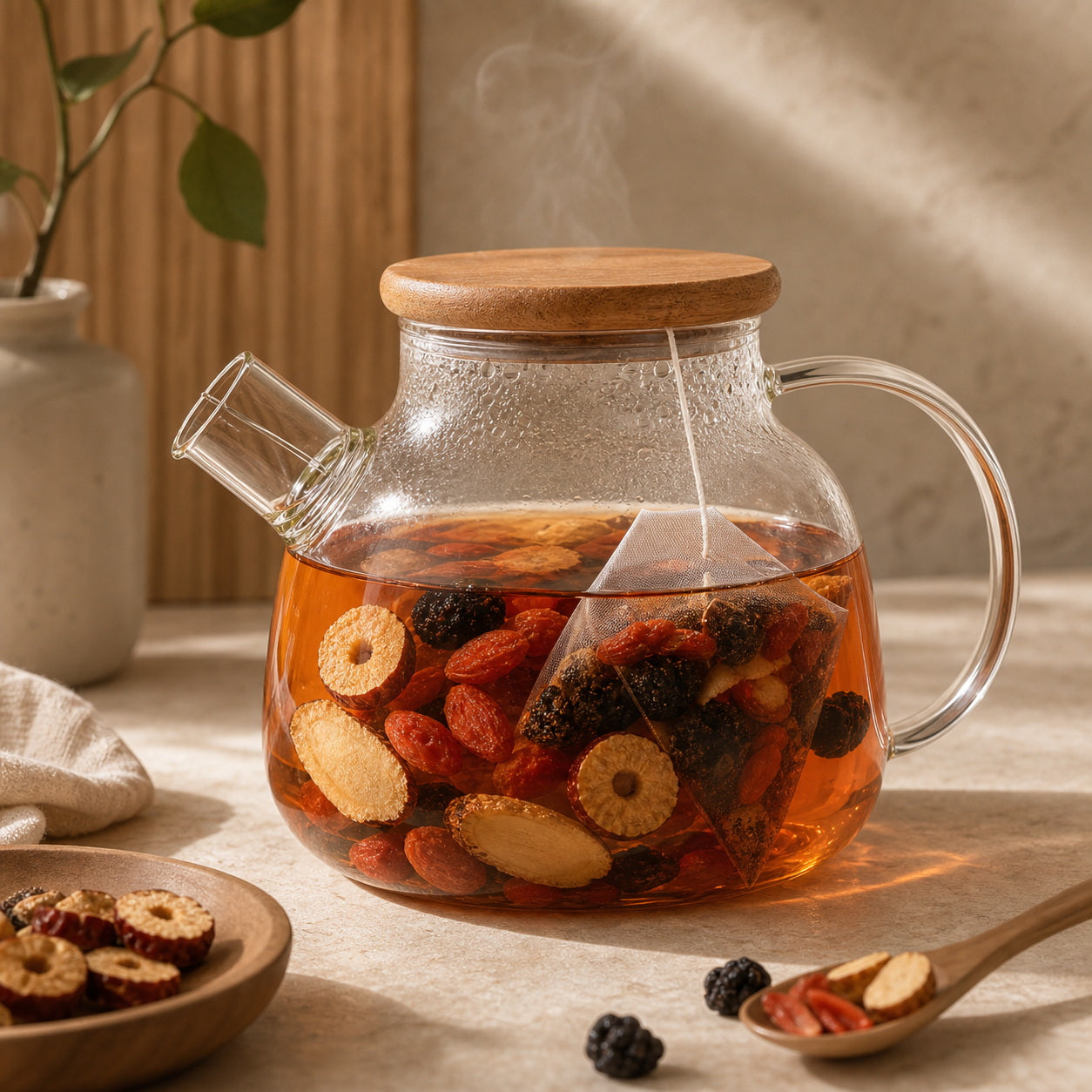 Ginseng Five Treasure Herbal Tea Bags
