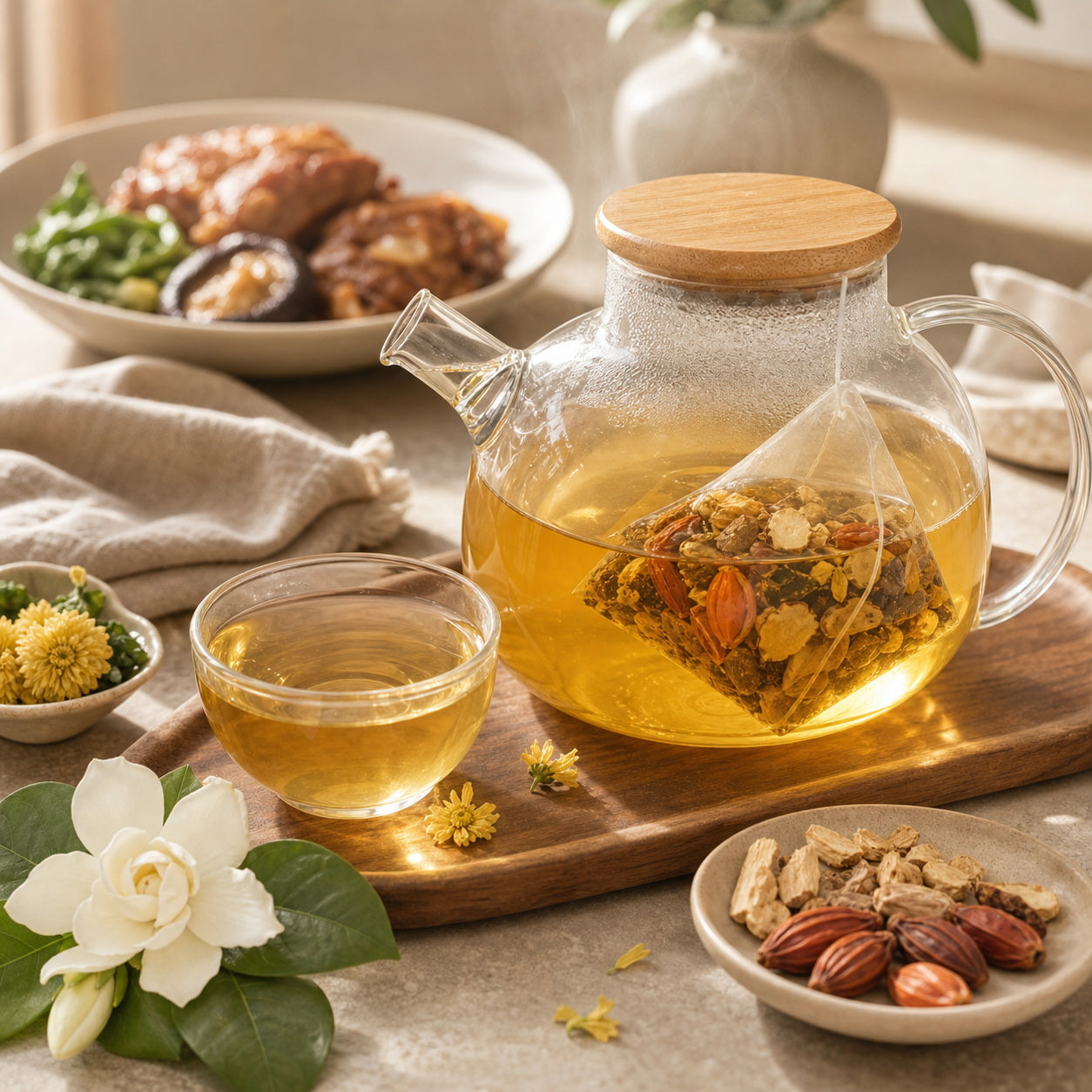 Chicory Gardenia Herbal Tea Bags