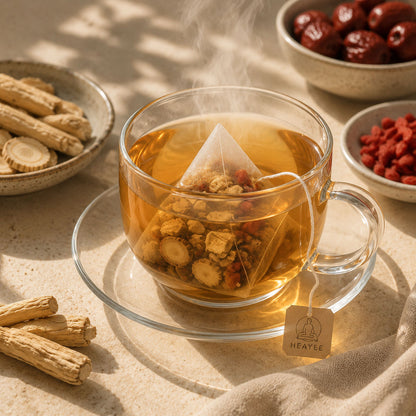 Herbal Wellness Tea Codonopsis Astragalus Vitality Blend Daily Energy Support Tea