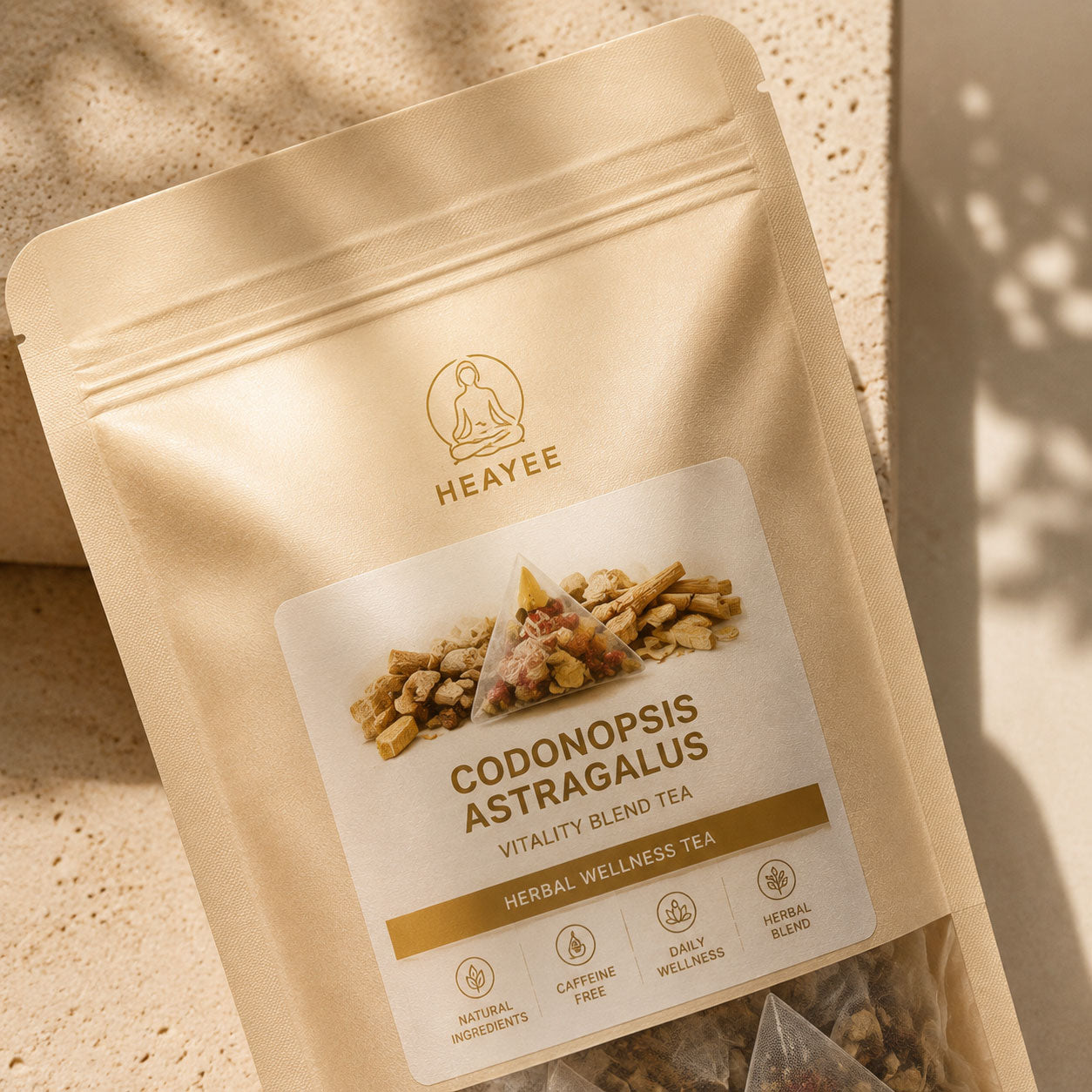 Herbal Wellness Tea Codonopsis Astragalus Vitality Blend Daily Energy Support Tea