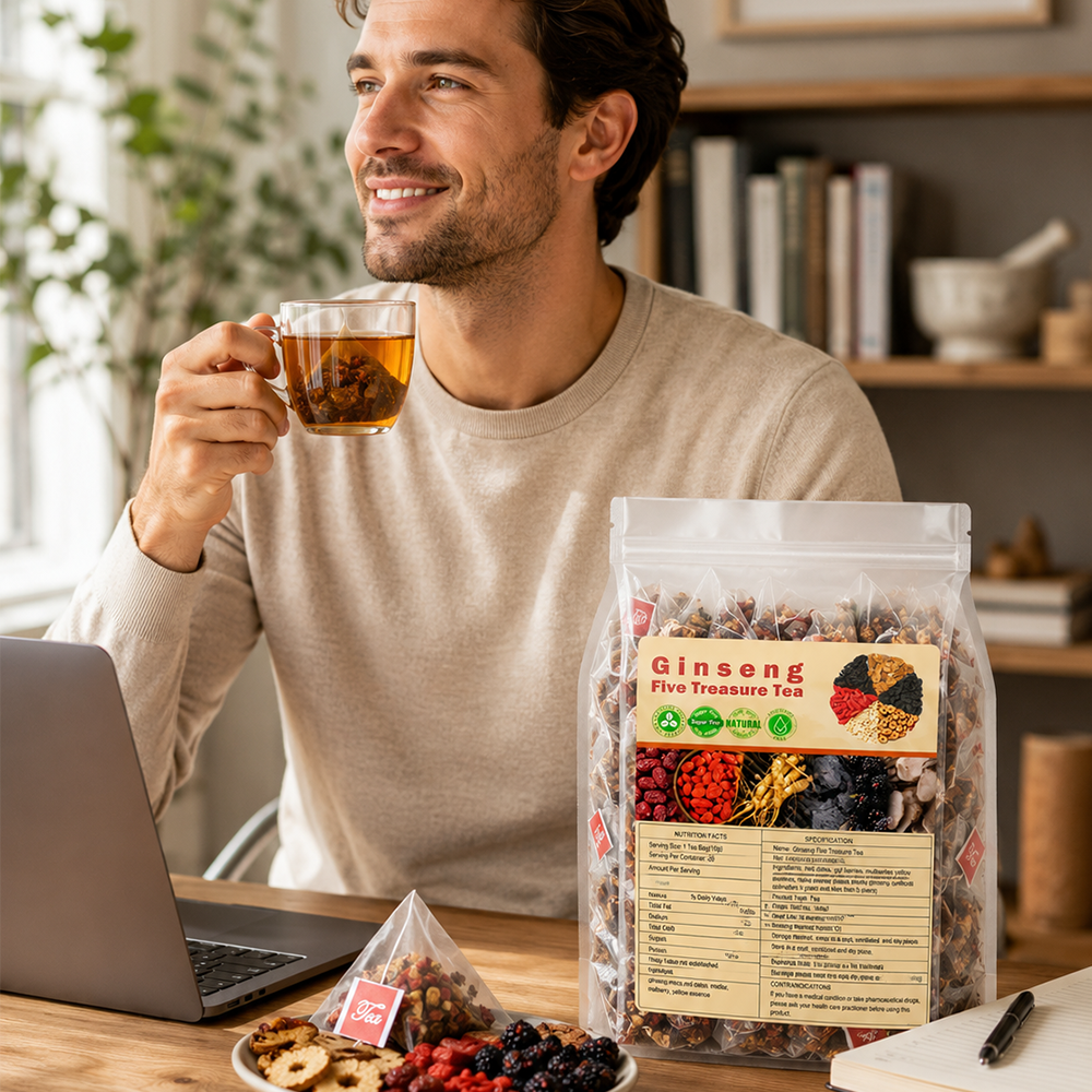 HEAYEE Daily Vitality Ginseng Tea