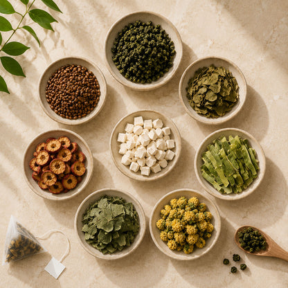 Herbal Wellness Tea Botanical Blend Daily Balance Infusion