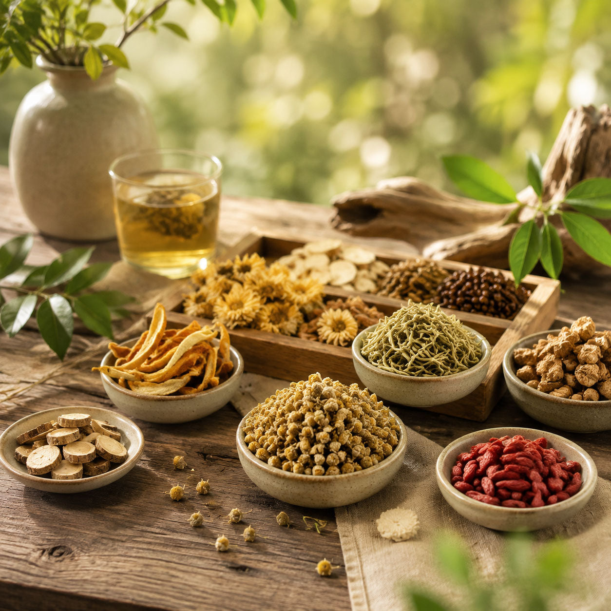 Herbal Wellness Tea Chamomile Floral Botanical Blend Daily Comfort Tea
