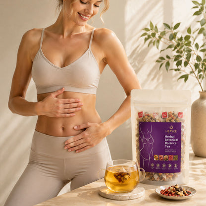Herbal Botanical Balance Tea for Daily Radiance and Mindful Wellness Ritual
