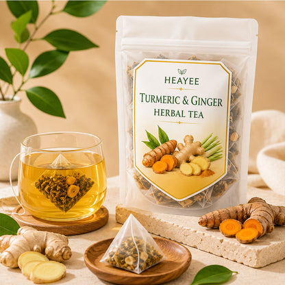 HEAYEE Turmeric & Ginger Herbal Tea