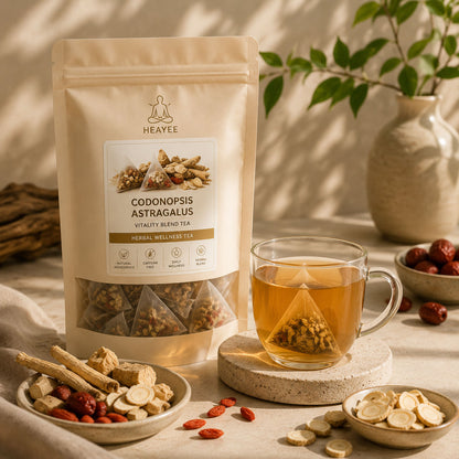 Herbal Wellness Tea Codonopsis Astragalus Vitality Blend Daily Energy Support Tea