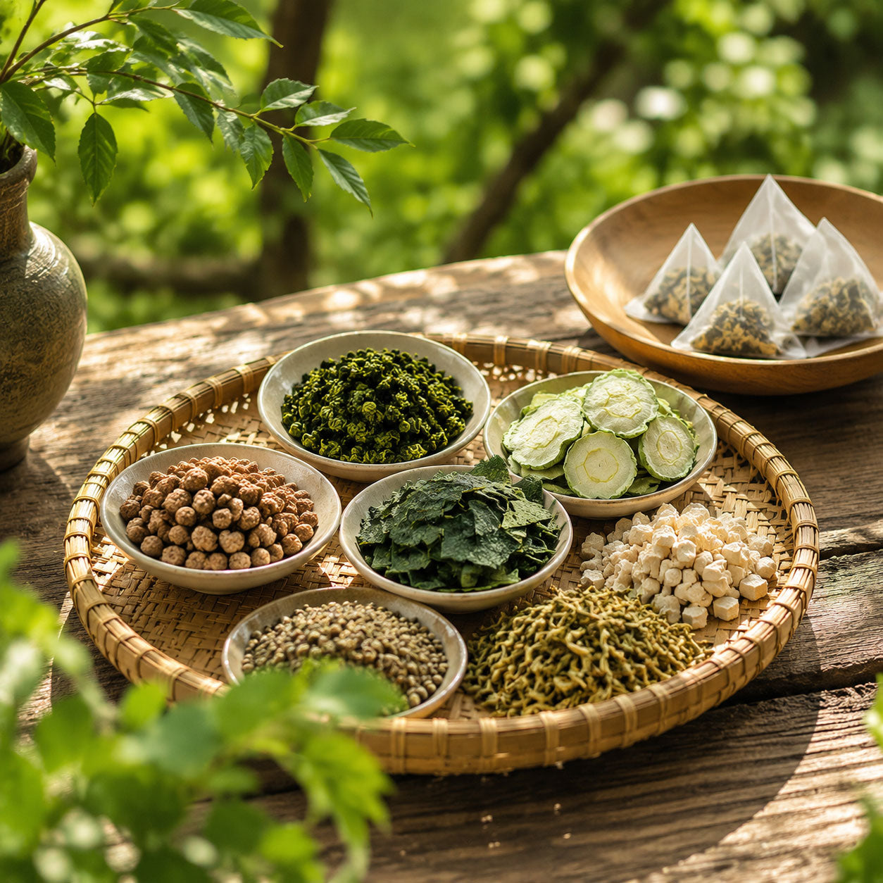 Herbal Wellness Tea Mulberry Leaf Botanical Blend Daily Ritual Tea
