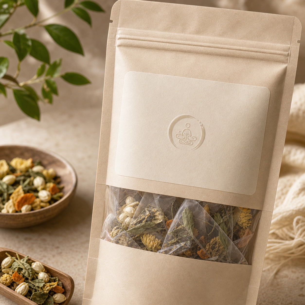 Jasmine Mint Green Herbal Tea Bags