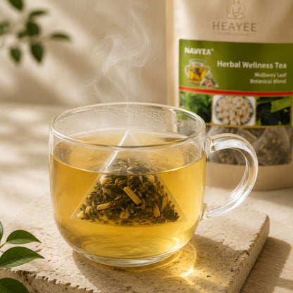 Herbal Wellness Tea Mulberry Leaf Botanical Blend Daily Ritual Tea