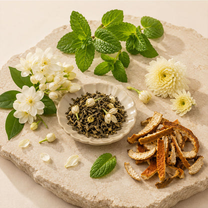 HEAYEE Jasmine Mint Refresh Tea