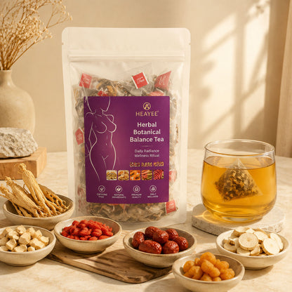 Herbal Botanical Balance Tea for Daily Radiance and Mindful Wellness Ritual