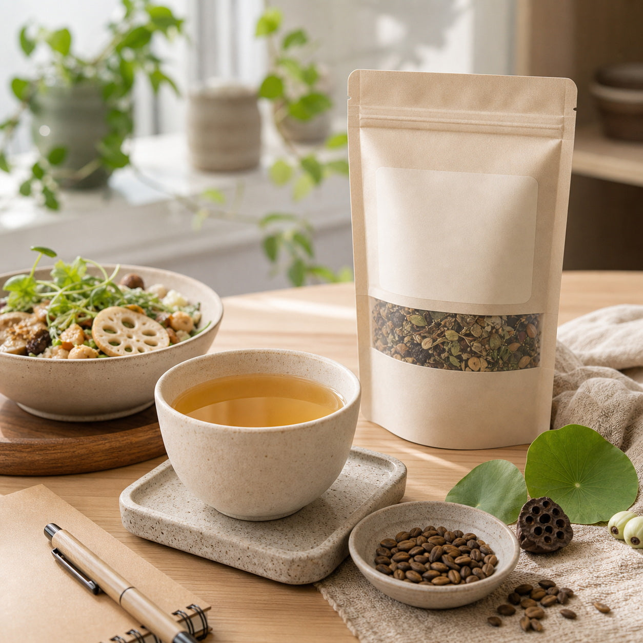 Cassia Seed & Lotus Herbal Tea Bags