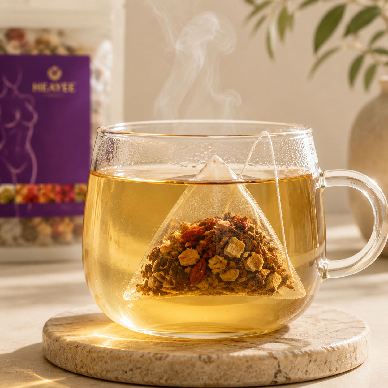 Herbal Botanical Balance Tea for Daily Radiance and Mindful Wellness Ritual