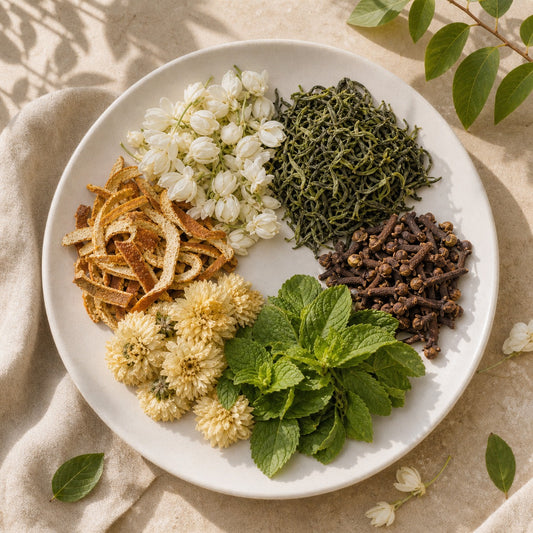 Jasmine Mint Green Herbal Tea Bags