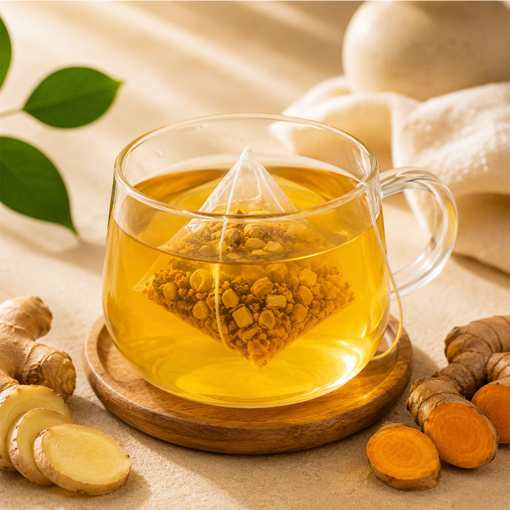 HEAYEE Turmeric & Ginger Herbal Tea