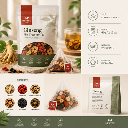 HEAYEE Daily Vitality Ginseng Tea