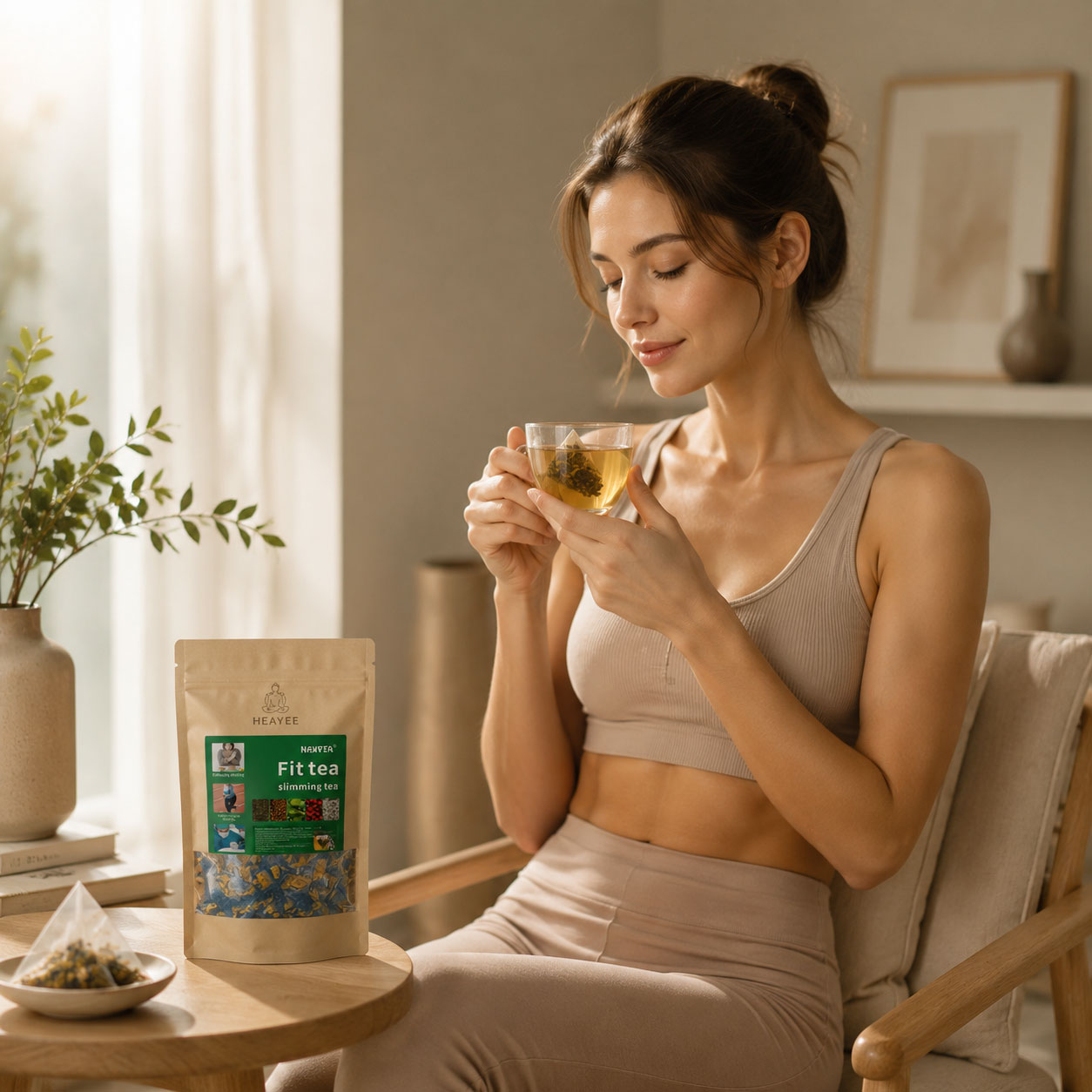 Herbal Wellness Tea Botanical Blend Daily Balance Infusion