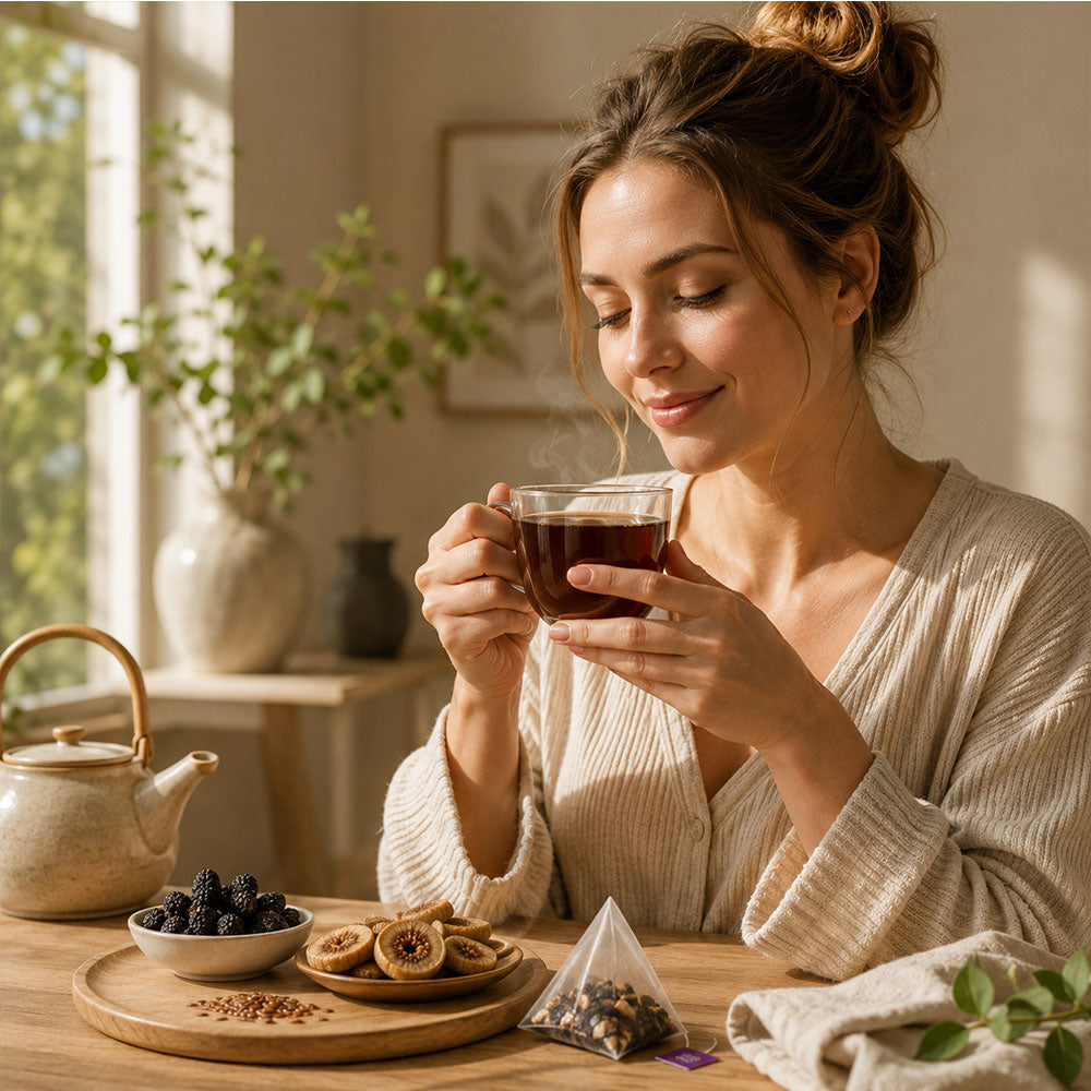 HEAYEE Fig & Flaxseed Botanical Tea