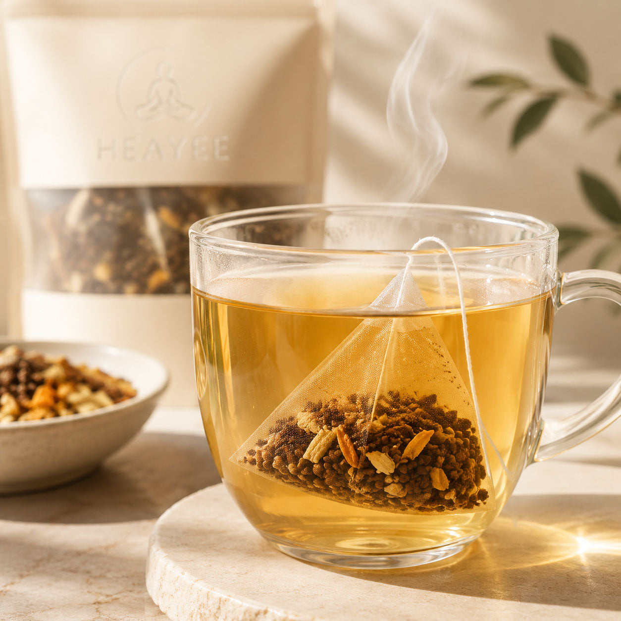 Herbal Daily Balance Tea with Cassia Seed, Lotus Leaf & Fig Support Blend