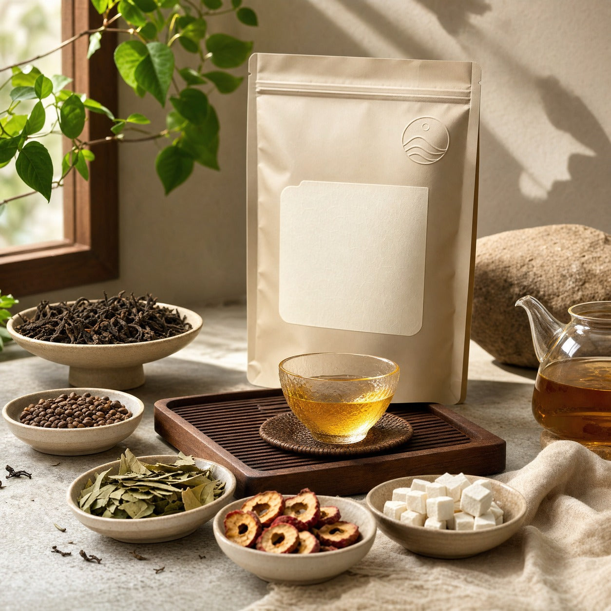 Digestive Rhythm Pu-erh Cassia Herbal Tea Bags