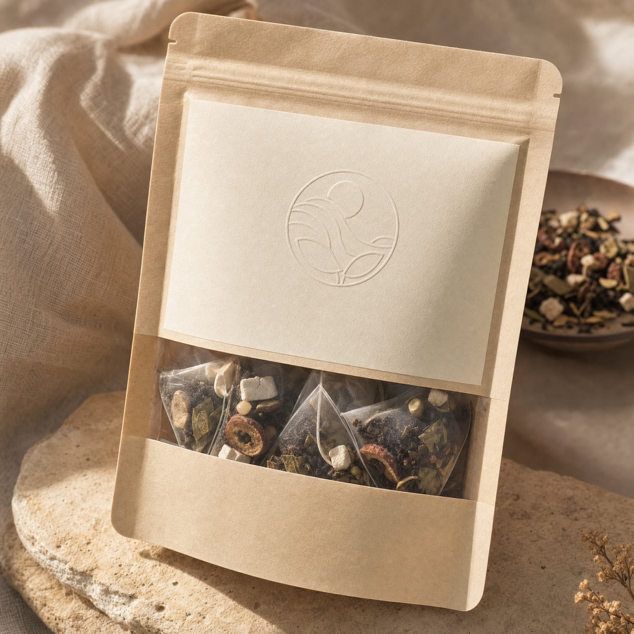 Digestive Rhythm Pu-erh Cassia Herbal Tea Bags